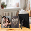 We Decided On Forever Carved Tree Desktop Plaque