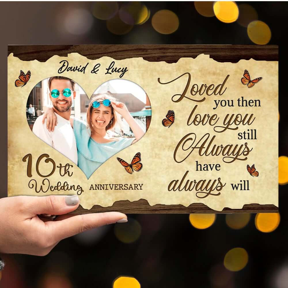 Wedding Anniversary Gifts For Couple Personalized Wood Pallet Sign