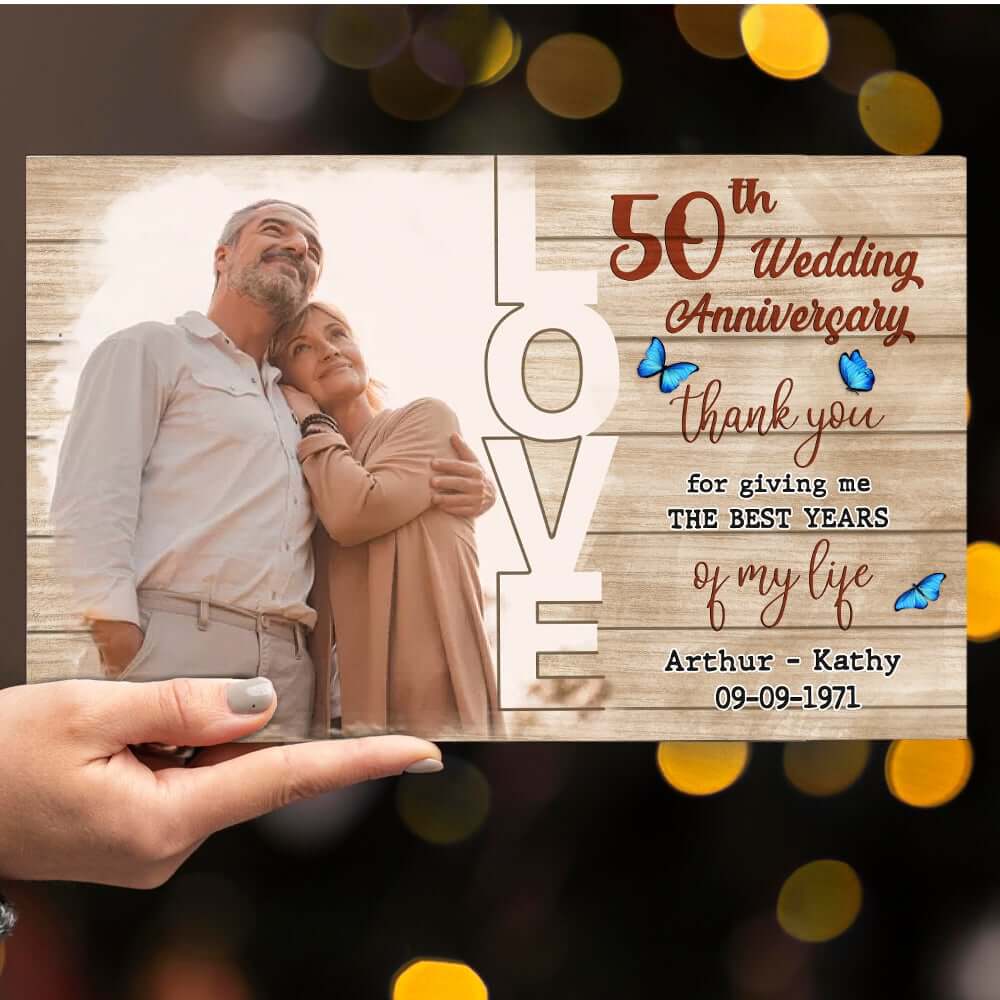 Wedding Anniversary Gifts For Couple Personalized Wood Pallet Sign