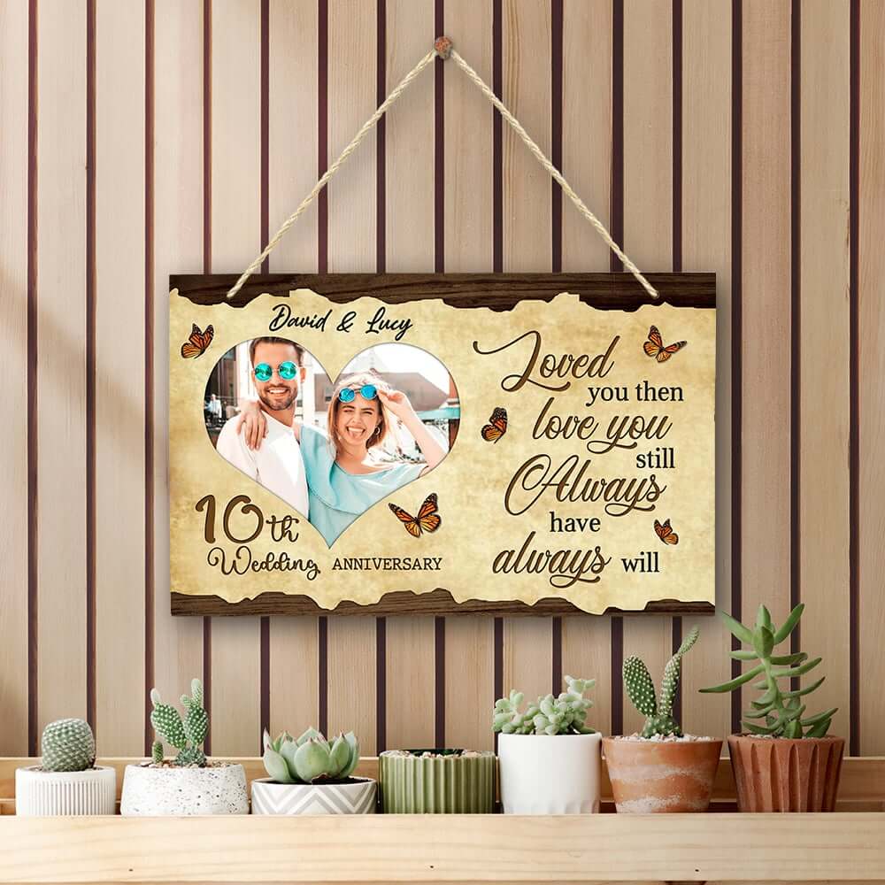 Wedding Anniversary Gifts For Couple Personalized Wood Pallet Sign