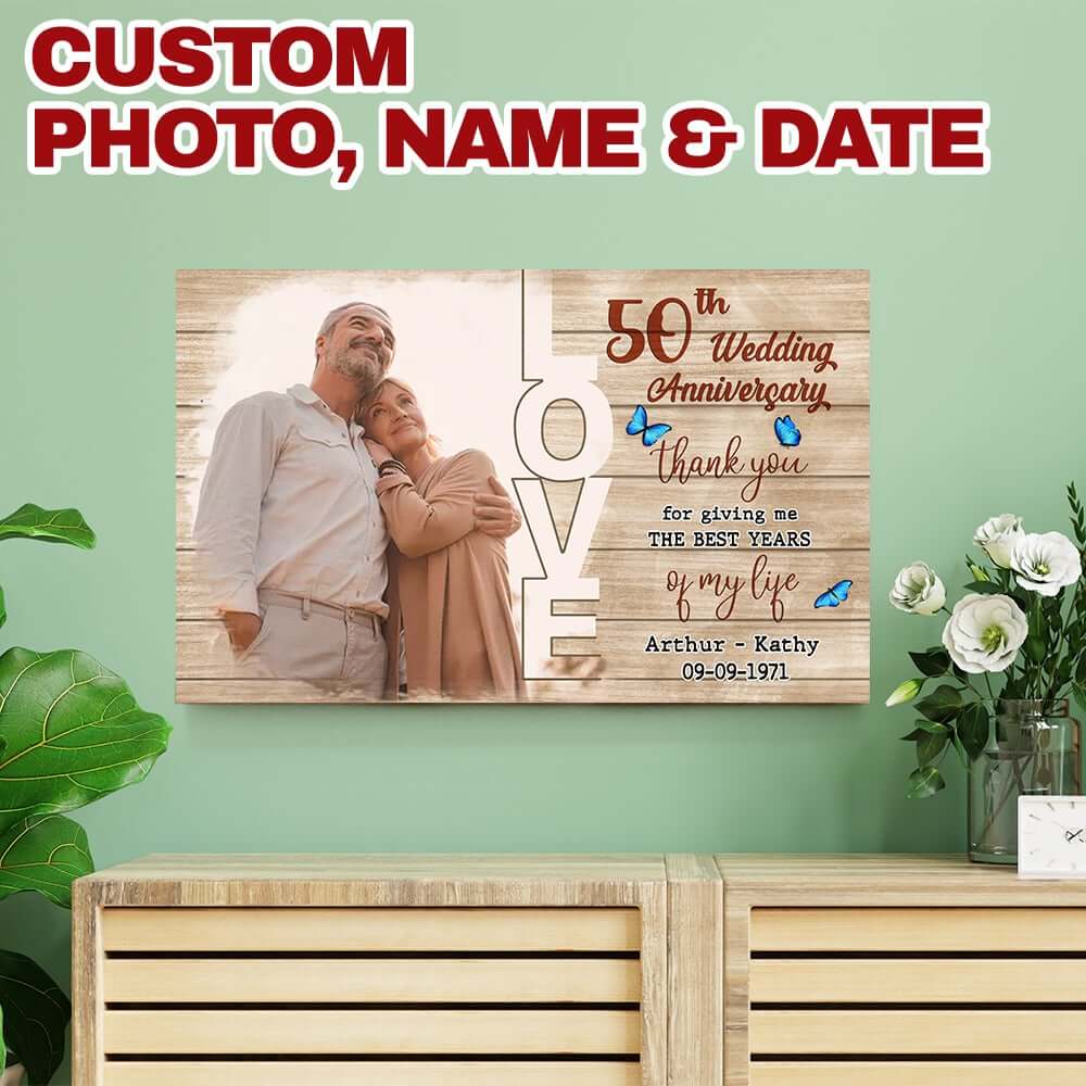 Wedding Anniversary Gifts For Couple Personalized Wood Pallet Sign