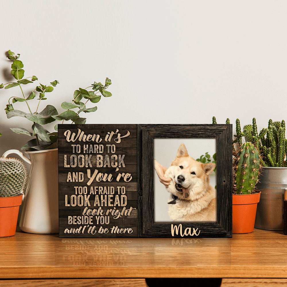 When It's Too Hard To Look Back Desktop Plaque