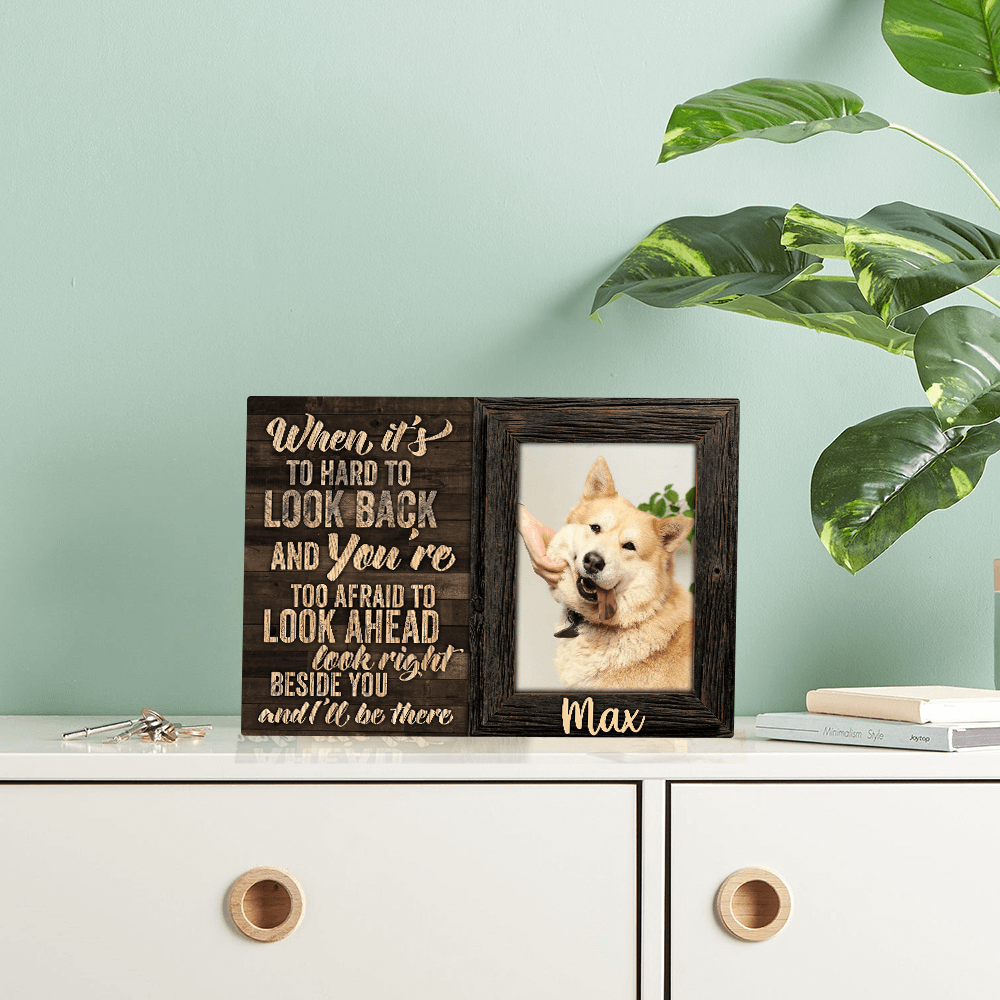 When It's Too Hard To Look Back Desktop Plaque