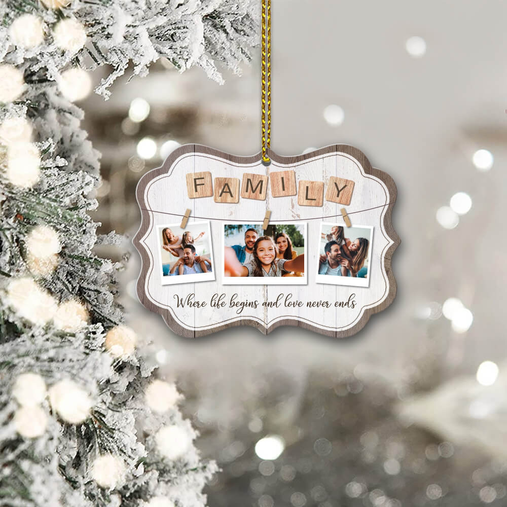 Where Life Begins And Love Never Ends Ornament