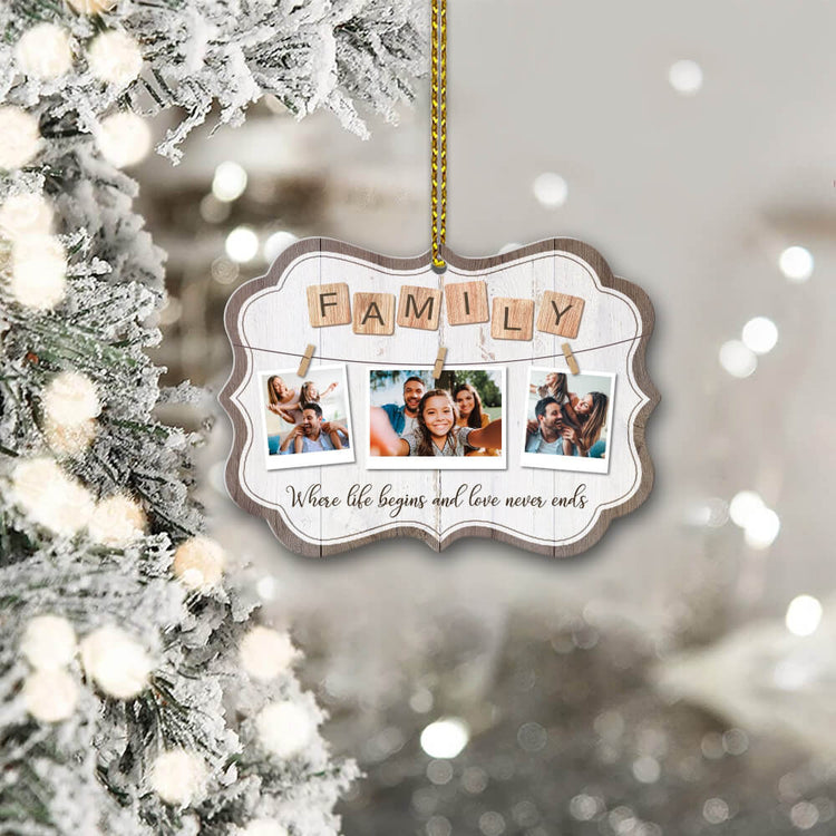 Where Life Begins And Love Never Ends Ornament