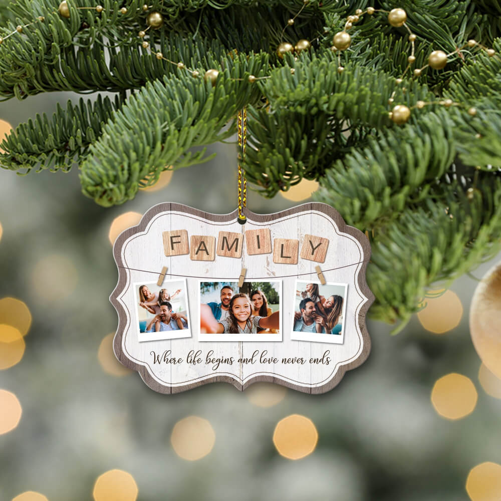 Where Life Begins And Love Never Ends Ornament