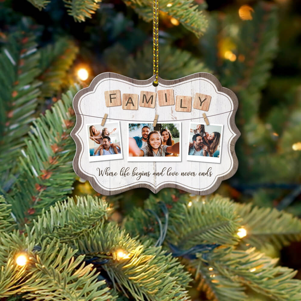 Where Life Begins And Love Never Ends Ornament