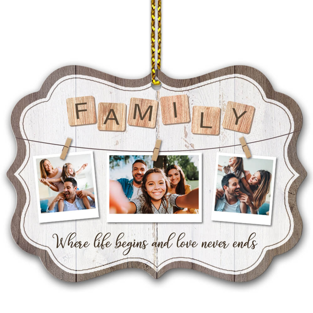 Where Life Begins And Love Never Ends Ornament