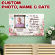 You Left Me Beautiful Memories Personalized Wood Pallet Sign