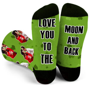 Love You To The Moon And Back Socks