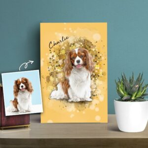 Custom Pet Art Desktop Plaque