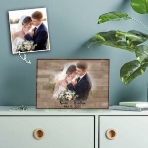 Beautiful Memory Wedding Desktop Plaque
