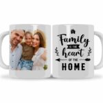 Family Is The Heart Of The Home Personalized Mug