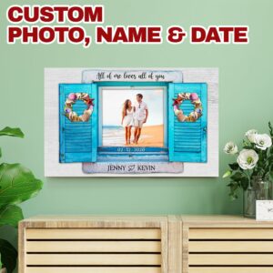 All Of Me Loves All Of You Personalized Wood Pallet Sign
