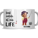 Best Catch Of His Life Personalized Mug