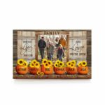 Family Where Life Begins And Love Never Ends Personalized Wood Pallet Sign