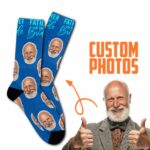 Father Of The Bride Personalized Printed Socks