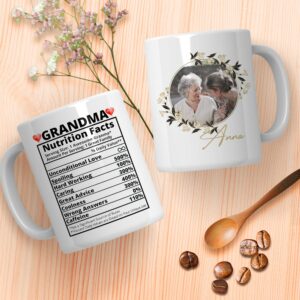 Grandma Nutrition Facts Mug