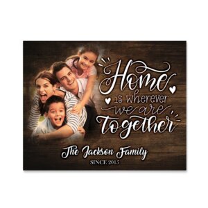 Home Is Wherever We Are Together Canvas