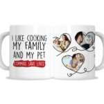I Like Cooking My Family And My Pets, Commas Save Lives Mug