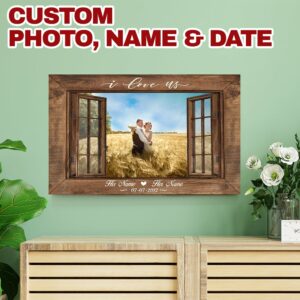 I Love Our Memories Personalized Wood Pallet Sign