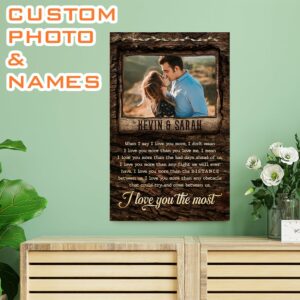 I Love You The Most Wood Pallet Sign