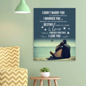 Love Made Us Forever Together I Love You Canvas