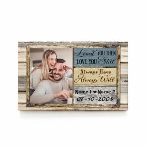 Loved You Then Love You Still Always Have Always Will Personalized Wood Pallet Sign