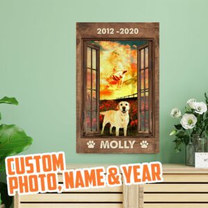 My Pet To Heaven Personalized Wood Pallet Sign