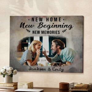 New Home New Beginning Canvas