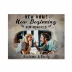 New Home New Beginning Canvas