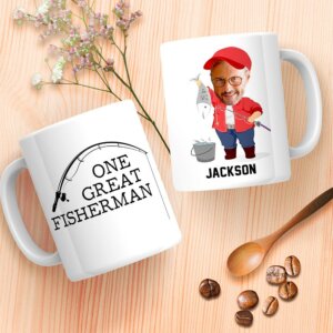 One Great Fisherman Personalized Mug