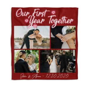 Our First Year Together Blanket