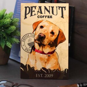 Pet Coffee Co Wood Pallet Sign