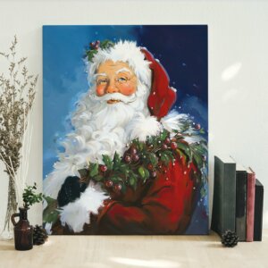 Santa Claus Christmas Art Canvas