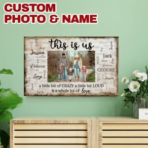 This Is Us Family Personalized Wood Pallet Sign