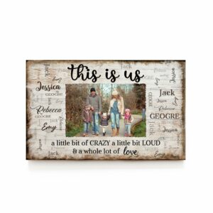 This Is Us Family Personalized Wood Pallet Sign