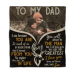 To My Dad, You Are The Greatest Man Blanket