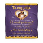 To My Wife I Didn't Marry You Blanket