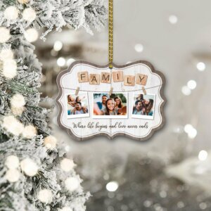Where Life Begins And Love Never Ends Ornament