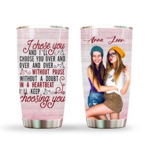 Besties I Choose You Tumbler