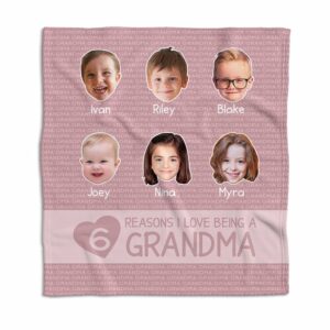 I Love Being A Grandma Blanket