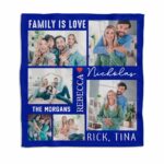 I Love Family Blanket