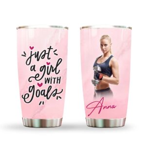 Just A Girl With Goals Tumbler