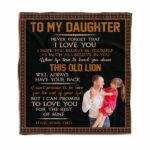 To My Daughter From Dad Blanket