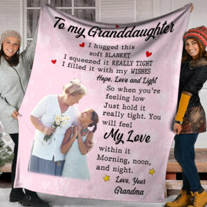 To My Granddaughter Blanket