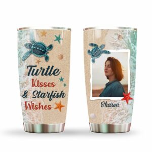 Turtle Kisses And Starfish Wishes Tumbler