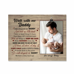 Walk With Me Daddy Canvas