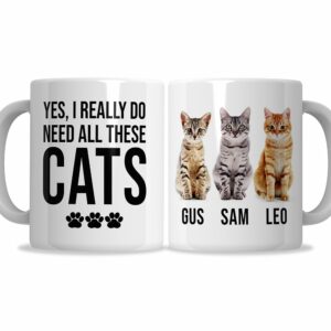 Yes I Really Do Need All These Cats Mug