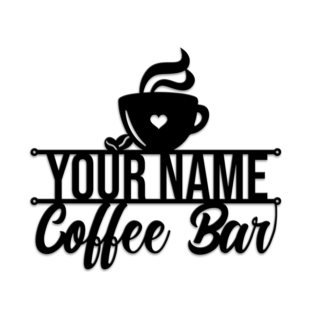 MeMate Coffee Bar Sign for Bar Decoration, Outdoor Bar Decor ...